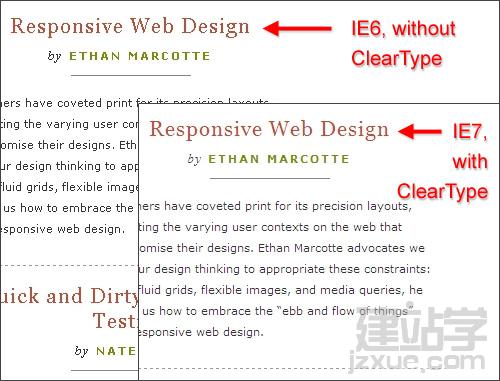 Cleartype-ie in The Principles Of Cross-Browser CSS Coding